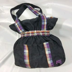 💜🦅 American Eagle hobo bag with plaid